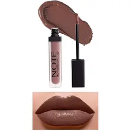 Матовий блиск для губ Note Cosmetique Mattemoist Lipgloss відтінок 412 (Forever Nude) 6 мл - мініатюра 3