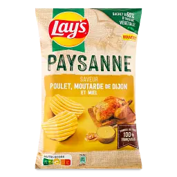 Чипси Lay's Paysanne зі смаком курки з медом та діжонською гірчицею 120 г