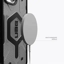 Оригінальний протиударний чохол UAG Pathfinder MagSafe для iPhone 15 Pro Max Ash 114301113131 - мініатюра 9