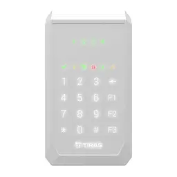 Клавіатура Tiras K-PAD4 White на 4 індикатори зон (21-00025)