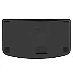 Клавіатура мембранна 960 BLK Ergonomic split-zone, 112key, BT, EN/UK, чорний HP teh0013914 - мініатюра 3