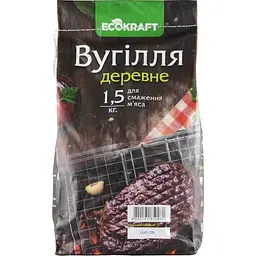 Вугілля деревне 1,3 кг Ecokraft (4820191850071) - мініатюра 2