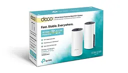 Домашня Powerline Mesh Wi-Fi система (2 шт у комплекті), арт. Deco P9(2-pack) TP-LINK - мініатюра 2