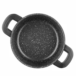 Каструля Ardesto зі скляною кришкою Gemini Anzio 1.2л алюміній чорний kuh0014741 - мініатюра 5