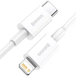 Кабель Baseus Superior Series Fast Charging USB-C to Lightning 20W 2m White (CATLYS-C02) [79371] - мініатюра 2