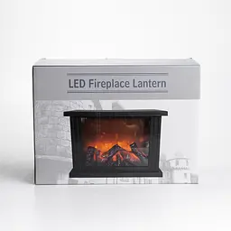 Камін декоративний з LED-підсвіткою 28*12*20 см, чорний Yiwu 2026-CR-3-8 - мініатюра 8