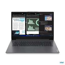 Ноутбук Lenovo V17 G4 IRU 83A2004HPB, 17, 3 дюйма 1920 x 1080, Intel Core I7- 13620H 10 C / 16 T, 3, 6 ГГц- 4, 9 ГГц, 24 МБ кеш- пам'яті, 16 ГБ DDR4, 512 ГБ SSD, Intel UHD, Windows 11 Pro - мініатюра 2