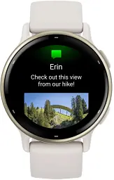 Смарт-годинник Garmin Vivoactive 5 Cream Gold Aluminum Bezel with Ivory Case and Silicone Band (010-02862-11/5B) - мініатюра 7