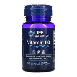 Вітамін Д3 7000 IU Vitamin D3 175 mcg (7000 IU) - 60 softgels