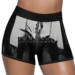 Труси для страпону Lovetoy Chic Strap-On Shorts, 40-43 (чорний) - мініатюра 4
