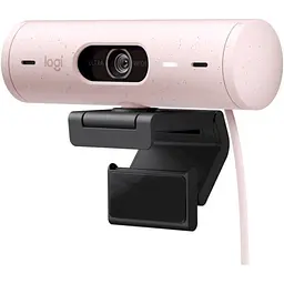 Веб-камера Logitech BRIO 500 Rose (960-001421) [75520] - мініатюра 1