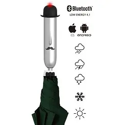 Розумна смарт-парасолька Opus One Smart Umbrella Green - мініатюра 5