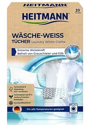 Отбеливающие салфетки для стирки Heitmann Wasche-Weiss Tucher 20 шт