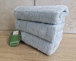 Набір бамбукових махрових турецьких рушників Cestepe 3 штуки 50х90 Bamboo Sarev Light Blue - мініатюра 2