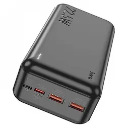 Універсальна зарядна батарея Hoco J101B 30000mAh Astute PD20W+QC3.0 22.5W 2USB Micro/Type-C (Чорний) - мініатюра 3