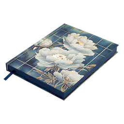 Щоденник недатований Buromax Peony поліграфічний A5 336 сторінок блакитний (BM.20170-14) - мініатюра 4