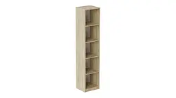 Пенал Анжело Ferrum-decor на 5 полиць 1900x400x380 ДСП Дуб Сонома 16 мм (FRD-104902)