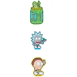 Набір бейджів на липучці Kite Rick and Morty RM24-3012 3 шт. - мініатюра 2