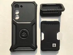 Оригінальний протиударний чохол для Galaxy S23 Plus (S916) Samsung Rugged Gadget Case EF-RS916CBEGRU Titan - мініатюра 6