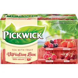Чай чорний Pickwick Асорті з ягодами 30 г (20 шт. х 1.5 г)