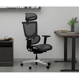 Крісло Mealux S8 Air Black ( HF-S8P M/B) - мініатюра 4