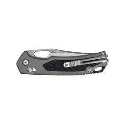 Ніж складаний туристичний SRM Retriever 9203-AK (9 см) 140Cr / G10 чорно-сірий - мініатюра 8