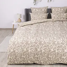 Сімейна постільна білизна ТЕП Soft Dreams Beige and White 70х70 бежева - мініатюра 7