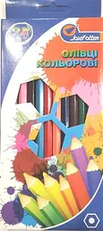 Олівці дерев'яні кольорові Радуга 24 кольори J. Otten