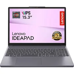 Ноутбук Lenovo IdeaPad Slim 3 15ARP10 (15.3 FHD IPS, Ryzen 5 150, 24 GB, 512 SSD, UMA, DOS) Luna Grey (83K700TYRA)