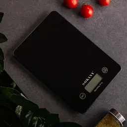 Кухонні настільні електронні ваги Sokany SK-19027 для зважування продуктів LCD-дисплей до 5 кг Чорний - мініатюра 4