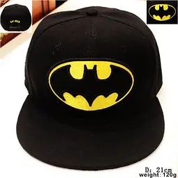 Кепка бейсболка Бетмен Batman лого чорна з вишивкою BN - мініатюра 2