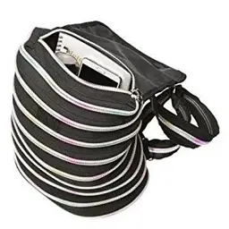 Рюкзак шкільний Zipit Zipper Black Rainbow Teeth (ZBPL-10) - мініатюра 4