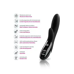 Вібратор-кролик з електростимуляцією Mystim Daring Danny eStim Black Mystim SO2988 91010 - мініатюра 4