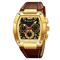 Наручний годинник чоловічий 9357GDBN Gold-Brown Skmei acs0030882