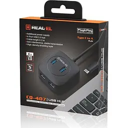 Концентратор Real-El CQ-407 black (EL123110011) - мініатюра 9