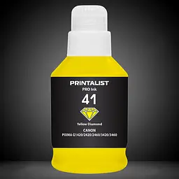 Чорнило PRINTALIST GI-41 для Canon Pixma G2420/3420 190г Yellow водорозчинне (PL41Y) - мініатюра 4
