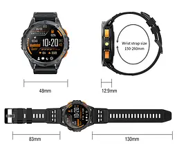 Чоловічий наручний годинник Pathfinder GPS Compass Black Modfit acs0029742 - мініатюра 2