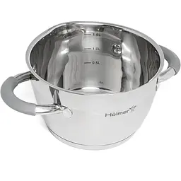 Каструля Holmer CR-16519-SSGD Chef Assistant з кришкою 1.9 л (CR-16519-SSGD Chef Assistant) - мініатюра 3