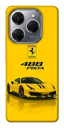 TPU чохол Demsky Yellow beast для TECNO Spark 20 Pro