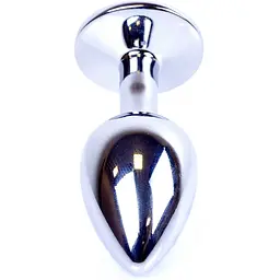 Анальна пробка Boss Of Toys Boss Series - Jewellery Silver Plug Light Blue S, BS6400014, Срібний / Голубой - мініатюра 6