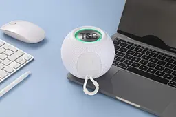 Бездротова колонка T&G TG-337 з Bluetooth RGB-підсвіткою та радіо Білий (TG-337O) - мініатюра 7