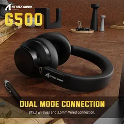 Навушники Attack Shark G500 Wireless (AS-G500-B) Black (G-000003987) - мініатюра 6
