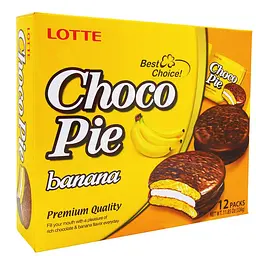 Тістечко шоколадне LOTTE Choco Pie Банан 336 г