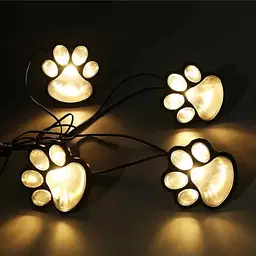 Світильник Solar Paw Print Lights на сонячній батареї 4 шт. - мініатюра 5