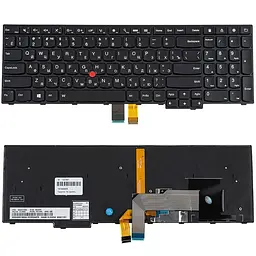 Клавіатура для ноутбука LENOVO (ThinkPad: X13 Gen 2) rus чорний подсветка клавиш