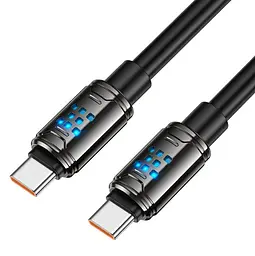Кабель Type-C - Type-C HOCO U-143 240W PD3.1 charging data cable 1.2m - мініатюра 3