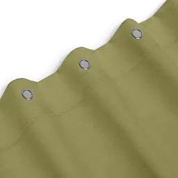 Шторка для душу та ванної Cosas з кільцями 180х200 olive, оливка (ShowerCurtains_27Olive_DUK_180x200_Hook) - мініатюра 5