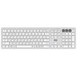 Клавиатура 2E KS270 Wireless Silver/White (2E-KS270WBWH)