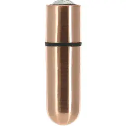 Вібропуля PowerBullet First-Class Bullet 2.5″ з Key Chain Pouch Rose Gold 9 режимів вібрації
