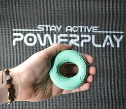 Еспандер кистьовий силіконовий PowerPlay PP-4330 Hand Grip Loops Medium 22.5-27 кг М'ятний (PP_4330_Mint_(22.5-27kg)) - мініатюра 4